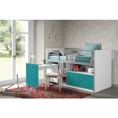 Afbeelding van LUCEVI Bonny 91 Halfhoogslaper 90x200cm Turquoise