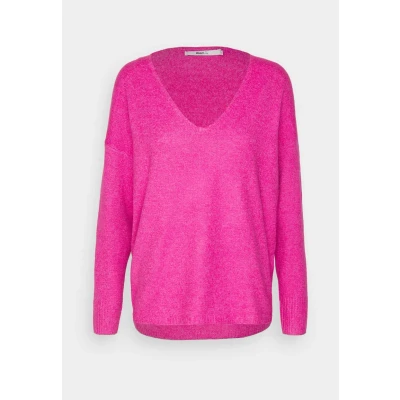 Afbeelding van ONLY RICA LIFE Vneck NOOS Trui, Dames, Maat: Medium, Raspberry rose