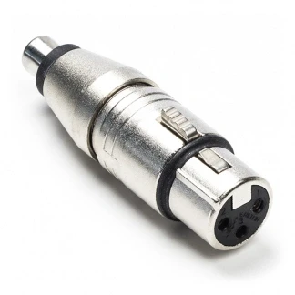 Afbeelding van XLR (v) naar tulp adapter Neutrik (Mono, 3 pin)