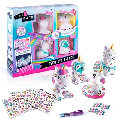 Image de Figurines Style For Ever Déco DIY 4 en 1