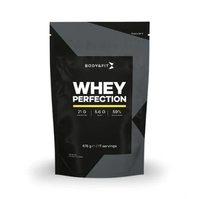 Afbeelding van Body &amp; Fit Whey Perfection Proteine Poeder / Protein Eiwitpoeder 476 gram (17 shakes) Vanille