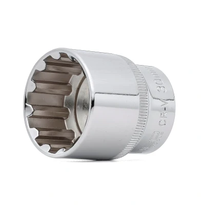 Afbeelding van NEO TOOLS 08 598 Steeksleutelelement 1/2 3124 30 mm Chroom vanadium staal Spline