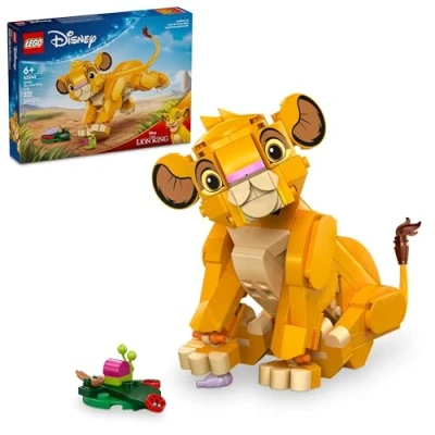 Afbeelding van LEGO Disney Simba The Lion King Cub speelgoed om te bouwen voor kinderen, collectie, film speelgoed, bouwspeelfiguur, grappig cadeau meisjes en jongens van 6