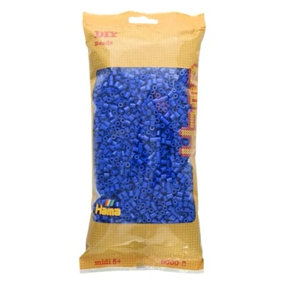 Afbeelding van Malte Haaning Plastic A/s 0644049 strijkkralen Hama blauw 6000 stuks