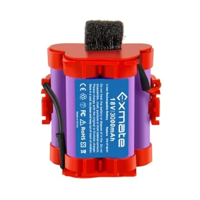 Afbeelding van Exmate 18 V 3,0 Ah accu voor Gardena R38Li R40Li R45Li R50Li R70Li R80Li, Flymo 1200R, Husqvarna Automower 105 305 308 308X, McCulloch ROB R1000 R800