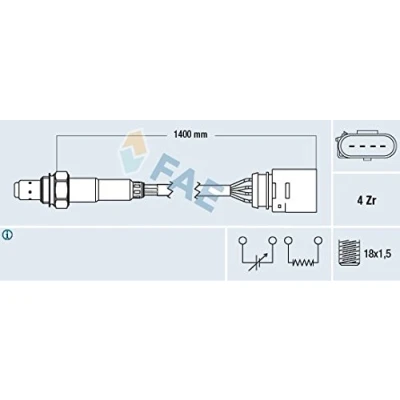 Afbeelding van Fae Lambda sonde 77149