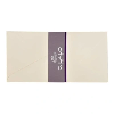 Afbeelding van Lalo 21800 l een verpakking met 20 enveloppen, 11 x 22 cm, 125 g, puur katoen, crème