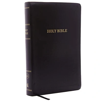 Afbeelding van KJV, Reference Bible, Personal Size Giant Print, LeatherLook, Black, Red Letter Edition