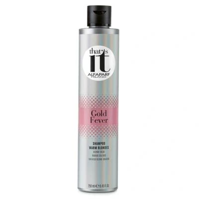 Afbeelding van Alfaparf That&#039;s It Gold fever Shampoo Warm Blondes 250ml