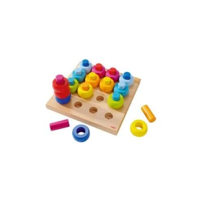 Image de JEU A ENFICHER ANNEAUX MULTICOLORES