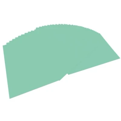 Afbeelding van Tekenpapier Folia A4 mint groen 130grs pak 100 vel