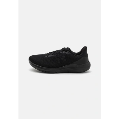 Afbeelding van Under Armour Charged Pursuit 4 Hardloopschoenen voor op de weg, Heren, Maat: 40, Black Textiel/ synthetisch