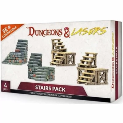 Afbeelding van Dungeons and Lasers STAIRS PACK RPG Terrein Roleplaying Games Geschikt voor DND 5E