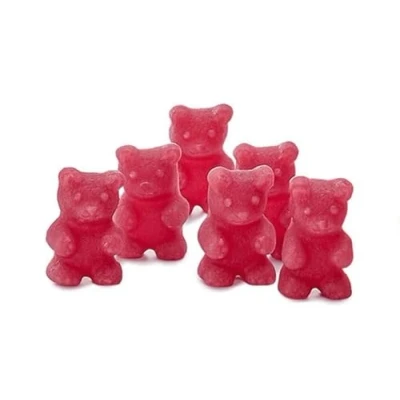 Afbeelding van Tee Bären® Aardbei van unieke fruitgum met aardbeiensmaak 10% fruit in vruchtensapconcentraat, voor het bereiden een warme drank of gewoon om te knabbelen (250 g)