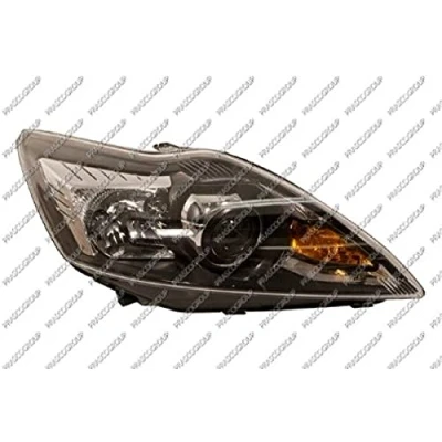 Afbeelding van PRASCO FD4264947 Koplampen rechts H7/H1 zwart Met bochtcorrectielicht regelmotor voor LWR FORD: Focus 2, 2 Kombi