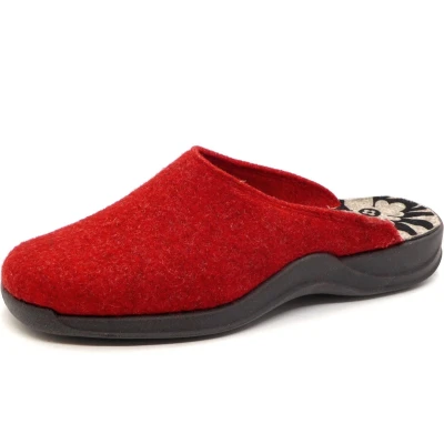 Afbeelding van Rohde 2309 Dames Sloffen Rood