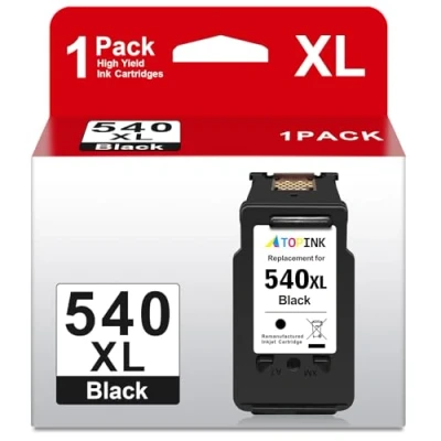 Afbeelding van ATOPINK 540XL gereviseerde inktcartridge voor Canon 540 PG XL zwart Pixma MG3650s MX475 MG3650 MG3150 MG3550 MG3250 MG4250 MG3600 TS5151 MX375 50 MXL. 395 printer (1