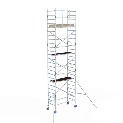 Afbeelding van Rolsteiger Alumexx Basic Schoren L190xB90cm 8.20m werkhoogte Carbon Deck platformen