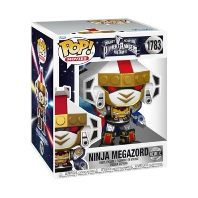 Image de Funko Pop! Super : Mighty Morphin Power Rangers Ninja Megazord Métallique Movie Figurine de collection en vinyle Idée cadeau Marchandise officielle Jouet pour enfants et