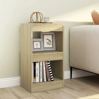 Afbeelding van Boekenkast/kamerscherm 40x30x72 cm sonoma eikenkleurig