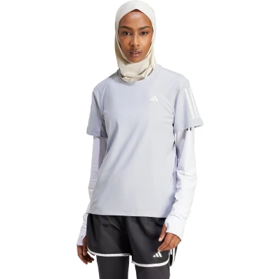 Afbeelding van adidas Performance OTR B TEE Sport Tshirt, Dames, Maat: Small, Halo silver
