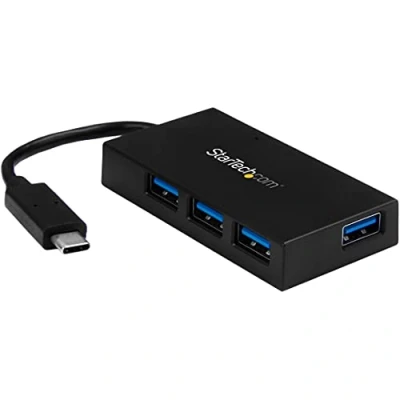 Afbeelding van StarTech Hub USB C 4 Port to A Power Adapt