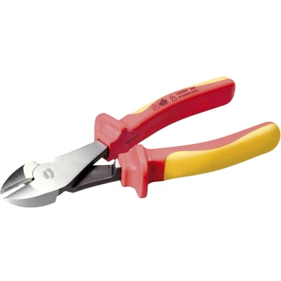 Afbeelding van TOOLCRAFT TO 8096811 VDE Kracht zijsnijtang Met facet 180 mm