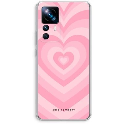 Afbeelding van Case Company® hoesje geschikt voor Xiaomi 12T Pro Hart Roos Soft Cover Telefoonhoesje Bescherming aan alle Kanten en Schermrand