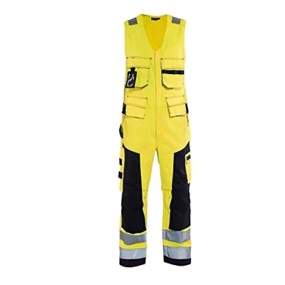 Afbeelding van Blaklader Multinorm amerikaanse overall 2678 1514 High Vis Geel/Marineblauw C146