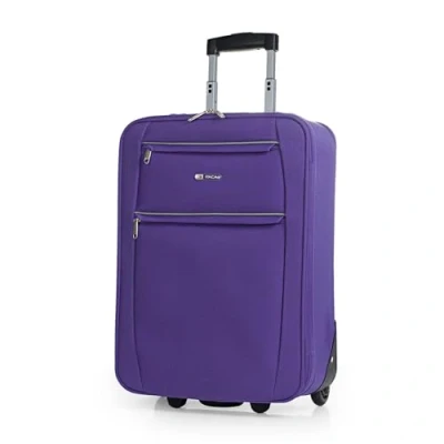 Afbeelding van ITACA Vliegtuigcabinekoffer robuuste Handbagage kleine semi harde koffer ultralichte van EVA materiaal T71950, Paars,