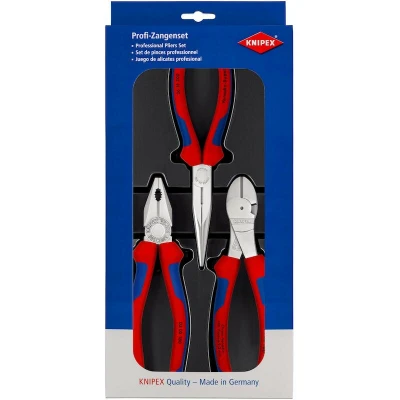 Image de Jeu de 3 pinces chromées Essentielles KNIPEX