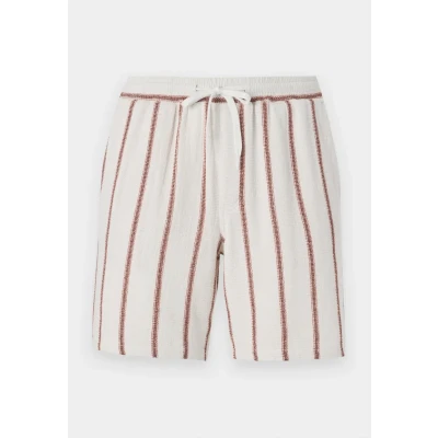 Afbeelding van Jack &amp; Jones Jpstjaiden COBA Stripe Shorts, Heren, Maat: XL, Arabian spice