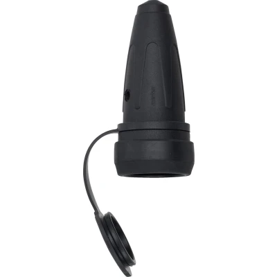 Afbeelding van Merten 174151 Koppeling met randaarde Rubber 250 V Zwart IP44