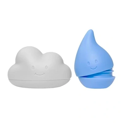Afbeelding van Ubbi Badspeeltjes Wolk &amp; Druppel Cloudy Blue