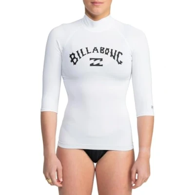 Afbeelding van Billabong Dames Tropic Surf Korte Mouw Lycra Vest Wh