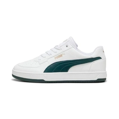 Afbeelding van Puma Caven 2.0 Unisex Sneakers laag, Maat: 36, White/dark myrtle/gold Hoogwaardig imitatieleer