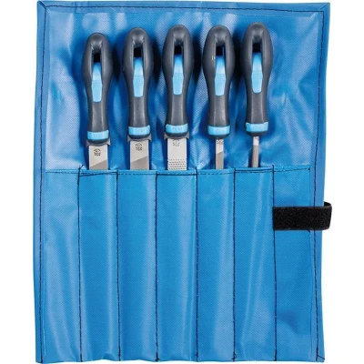 Afbeelding van PFERD 11800542 Werkplaatsvijlenset kap 2 in PVC roltas Lengte 250 mm 1 stuk(s)