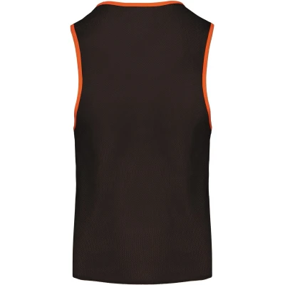 Afbeelding van PROACT Omkeerbaar multisport hesje kids PA048 Spicy Orange / Black