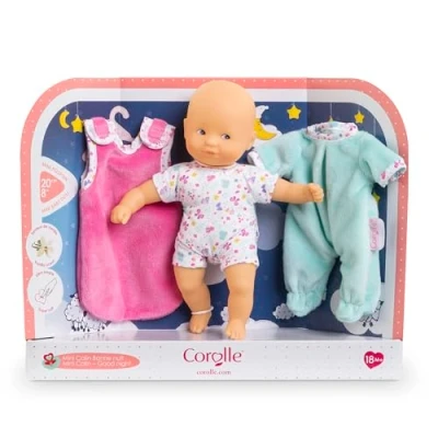 Image de Poupon Corolle Mini Calin Bonne Nuit Papillons 20 Cm 2 Accessoires Des 18 Mois