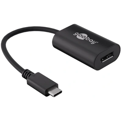 Afbeelding van USB C naar DisplayPort adapter Goobay 0.2 meter (4K@60Hz, 3D)