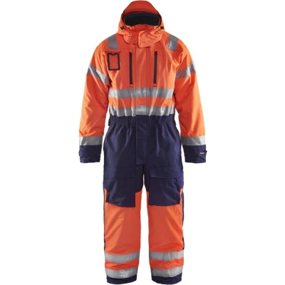 Afbeelding van Blaklader Winteroverall High Vis 6763 1977 Oranje/Marineblauw C56