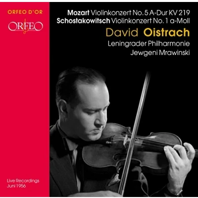 Afbeelding van David Oistrach, Leningrad Philharmonic Orchestra, Yevgeny Mravinksy Mozart: Violin Concerto No.5/Chostakovichno (CD)