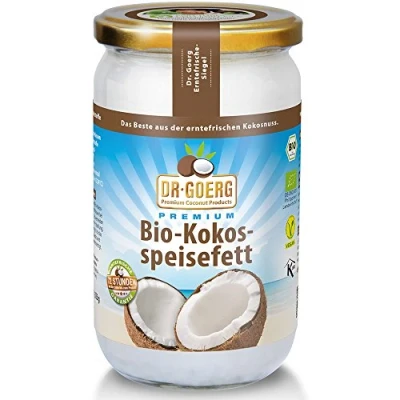 Afbeelding van Dr.goerg Premium kokosolie ontgeurd bio 1 liter