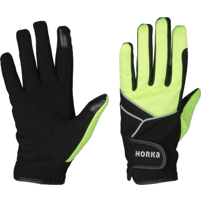 Afbeelding van Horka Handschoenen Reflectie Zwart/Oranje S