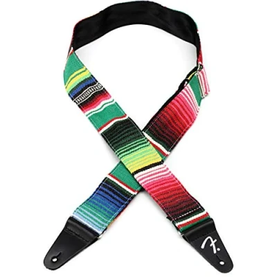 Afbeelding van Fender Serape Gitaarband, 5 cm, groen