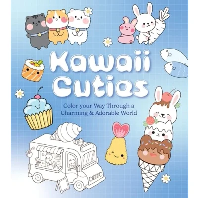 Afbeelding van Chartwell Coloring Books Kawaii Cuties