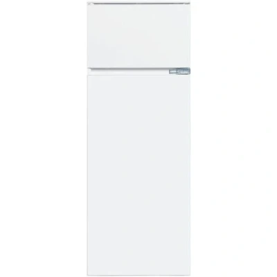 Image de Réfrigérateur congélateur encastré, blanc, 205 litres Exquisit.