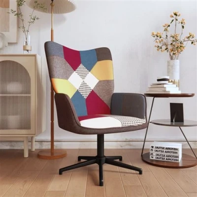 Afbeelding van Relaxstoel patchwork stof