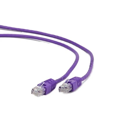 Afbeelding van UTP Cat5E patchkabel paars 1 meter