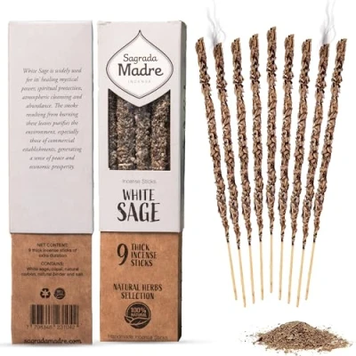 Afbeelding van White sage sagrada madre wierook
